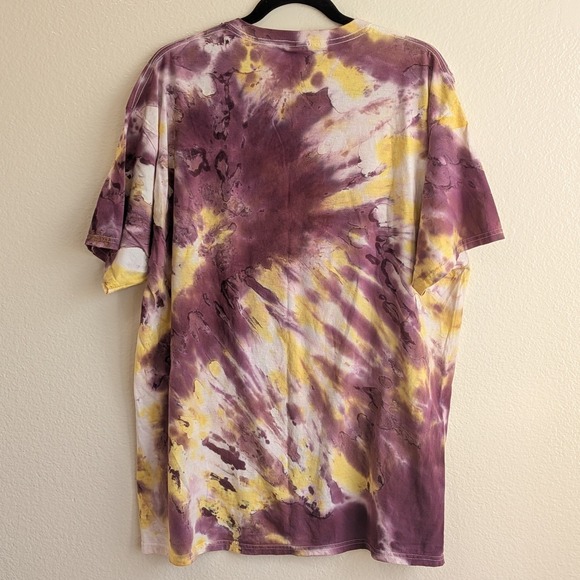 Bravado Red Hot Chili Peppers RHCP Band Graphic Tie Dye Short Sleeve T-Shirt L - Picture 2 of 3